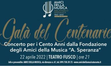 Concerto per i Cento Anni dalla Fondazione degli Amici della Musica di Taranto